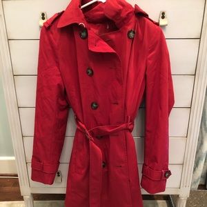 Calvin Klein Red trench coat